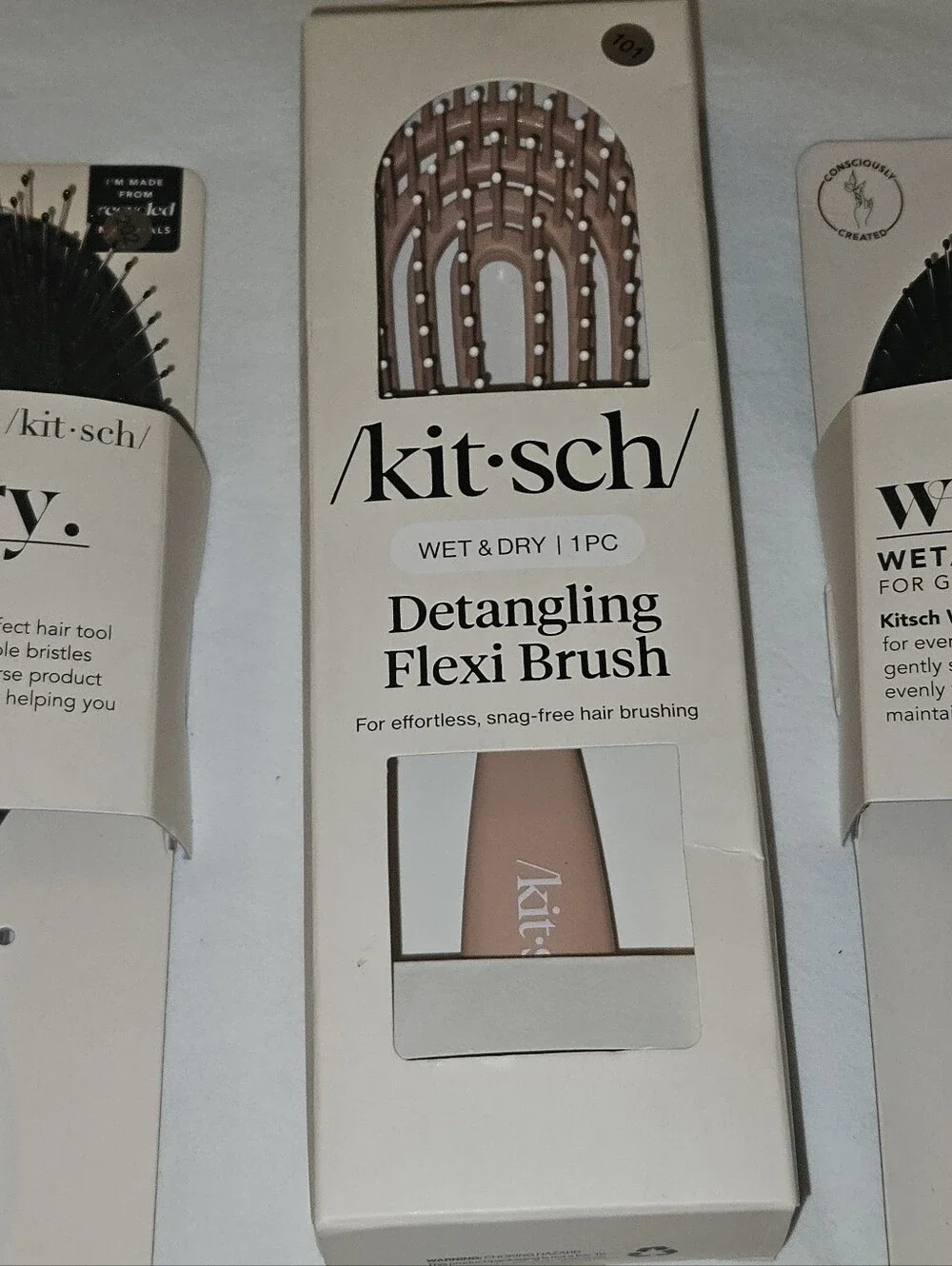 Kitsch Hairbrush Set Of Three